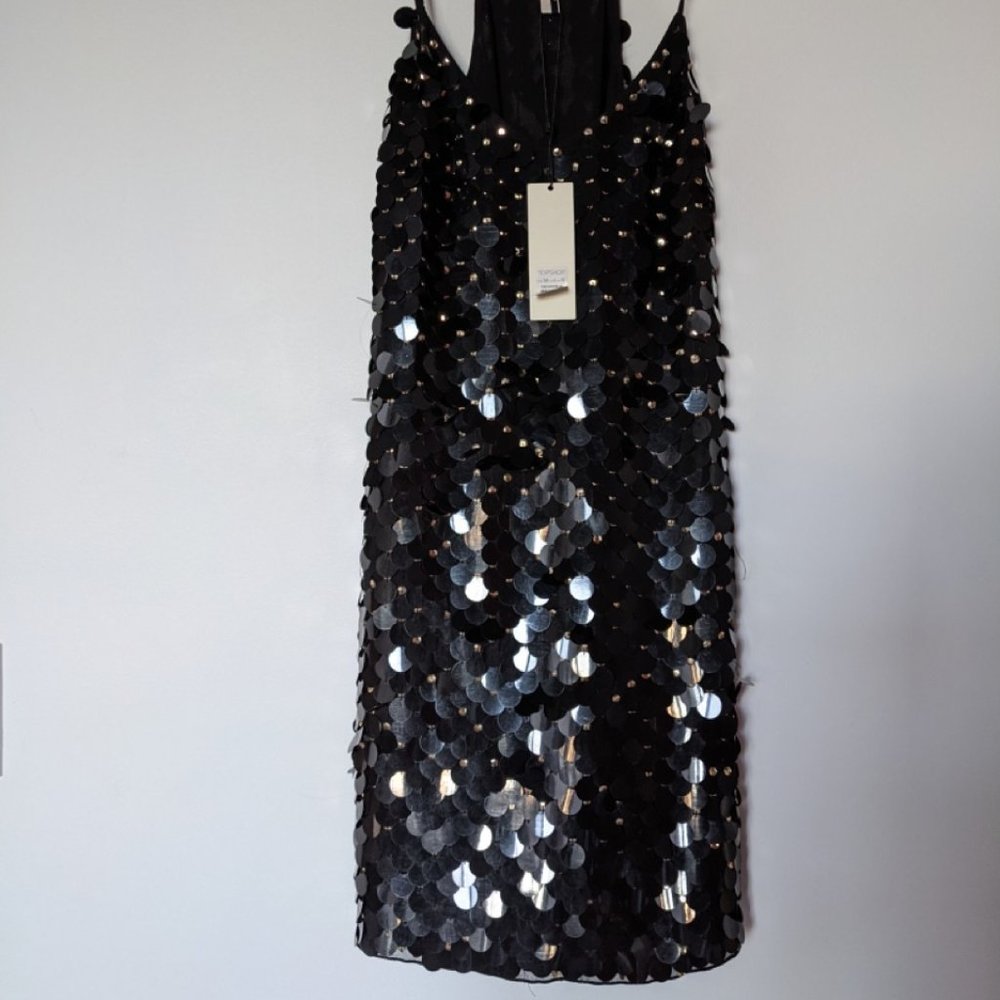 Sexy Black sequin gown/dress
